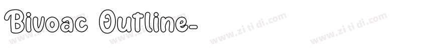 Bivoac Outline字体转换